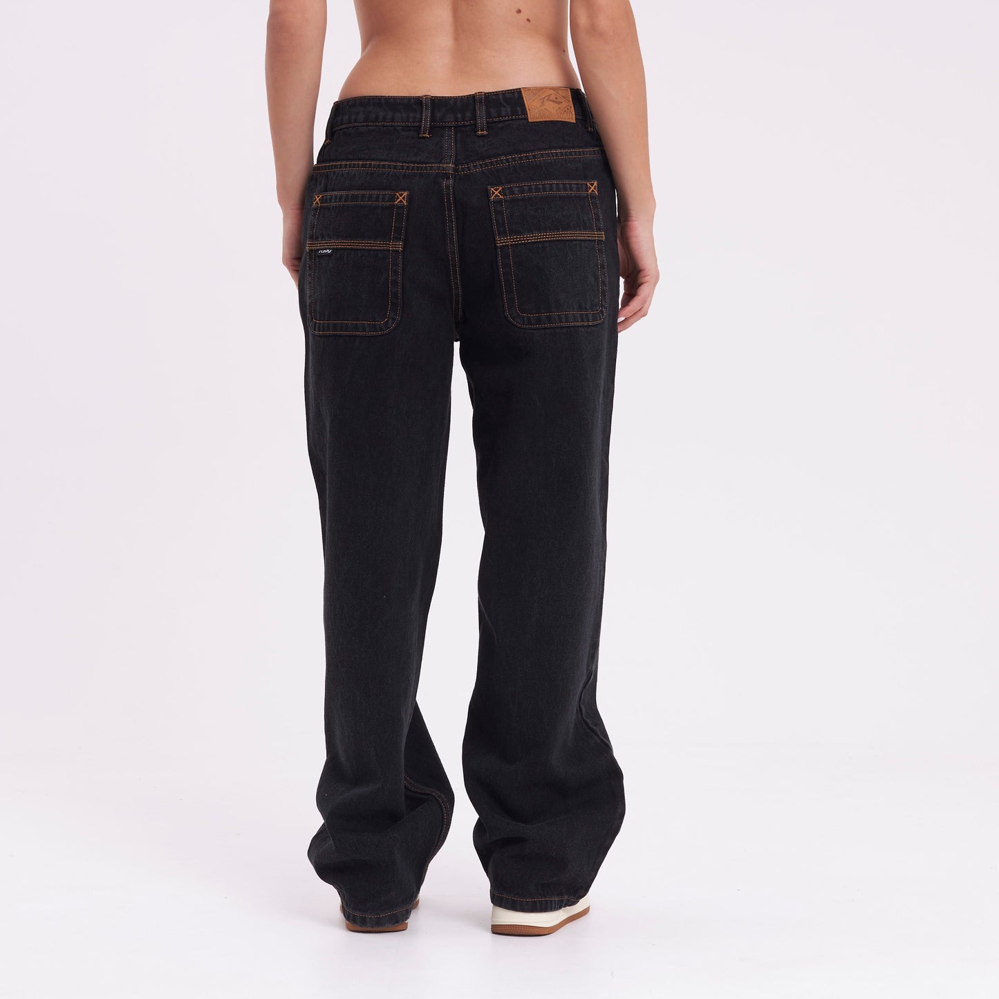 Jean Bethany Baggy Low Rise Black Out