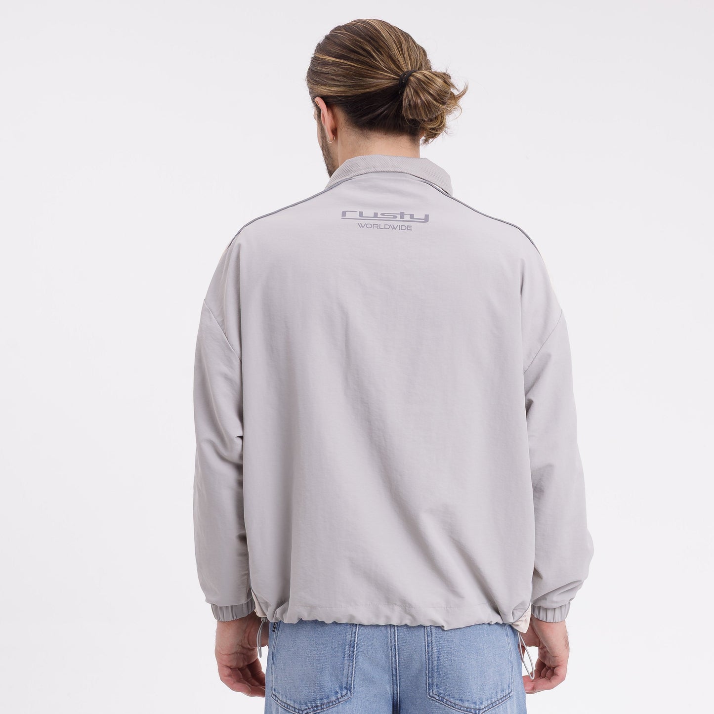 Campera Liviana Betheel 1/2 Zip Windbreaker Grey