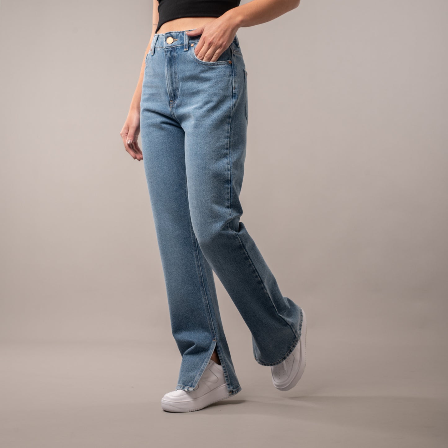Jean Betty Bootcut Leg Light Blue
