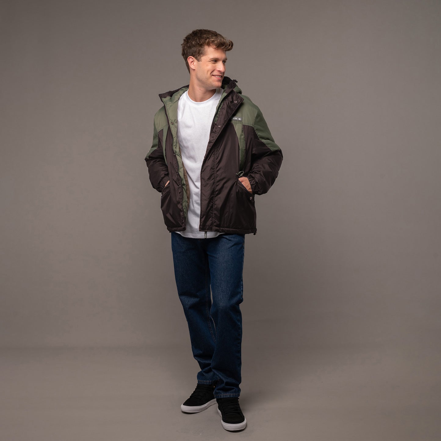 Campera Abrigo Rusty Bezug Jacket* Black/Army