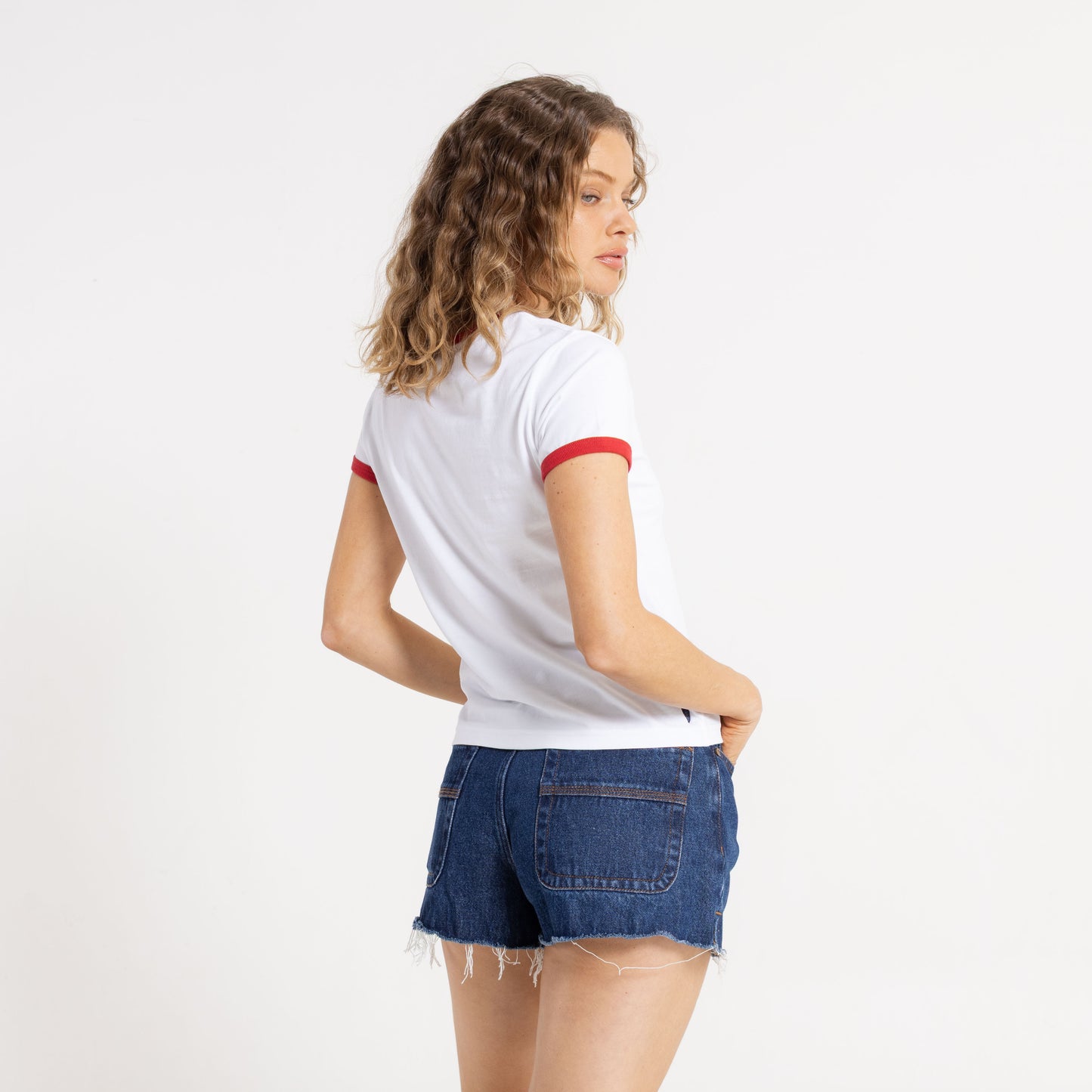 Remera Bonnes Vacances Ringer Skimmer Snow White