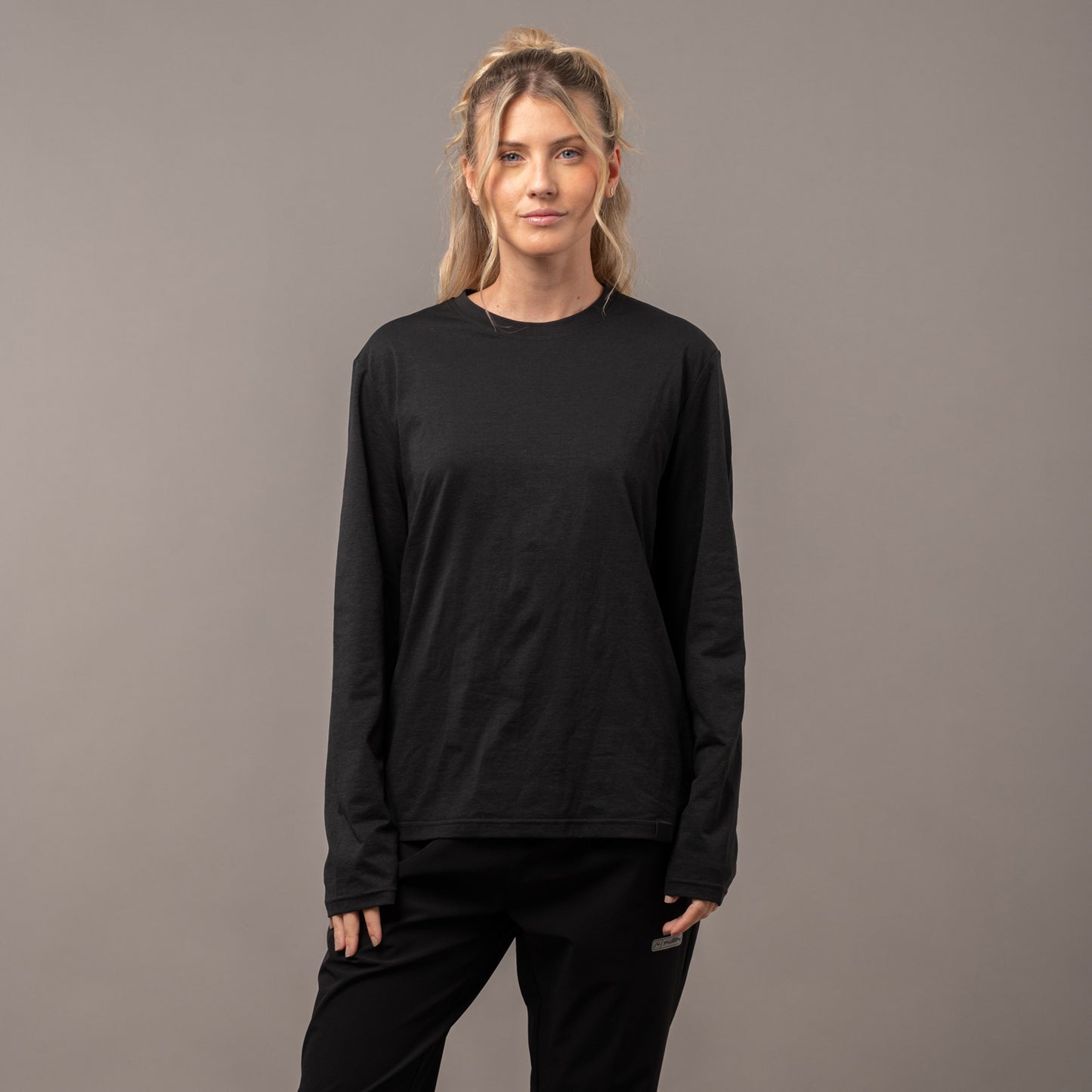 Remera Booser Baselayer Black Marle