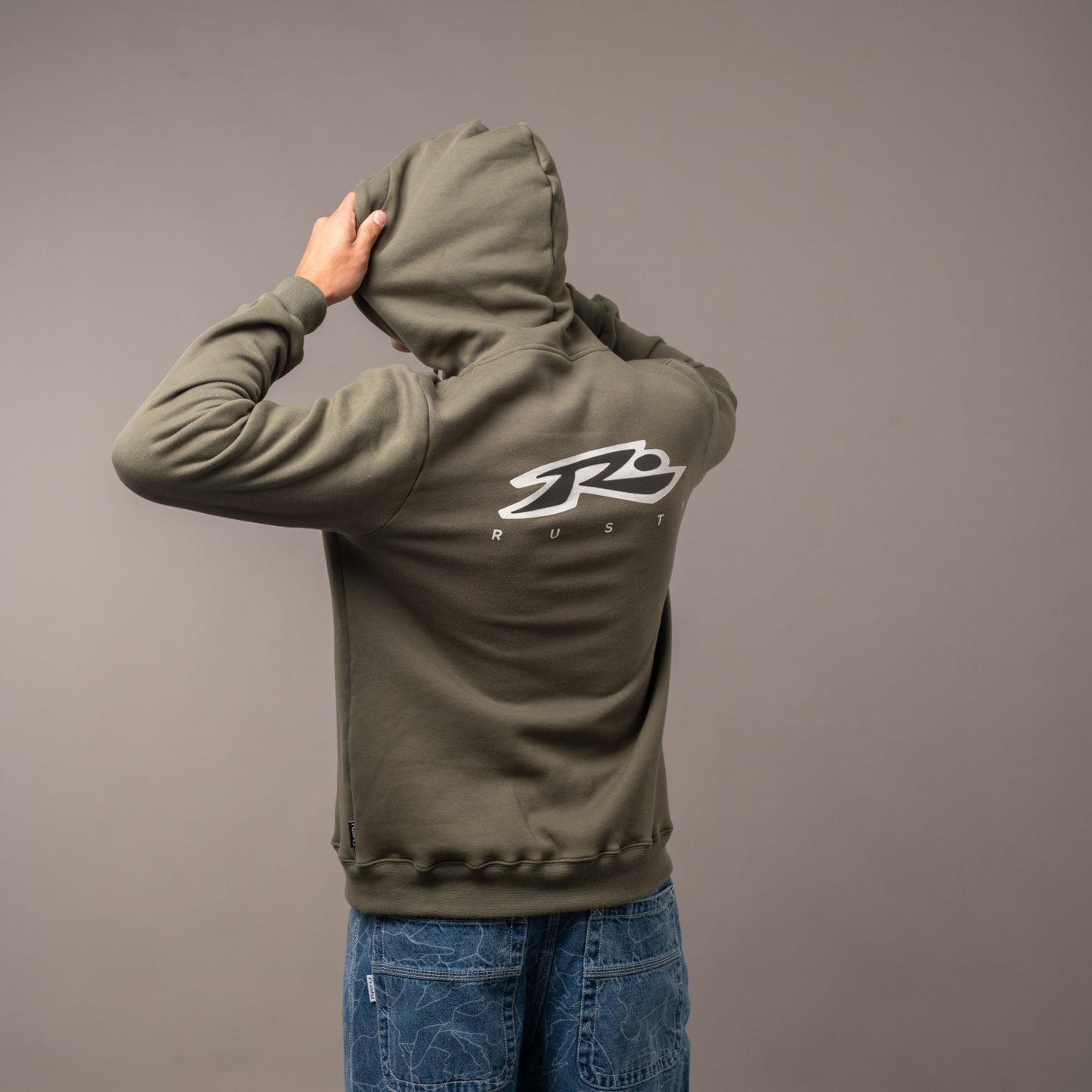 Campera Canguro Registered Military Green