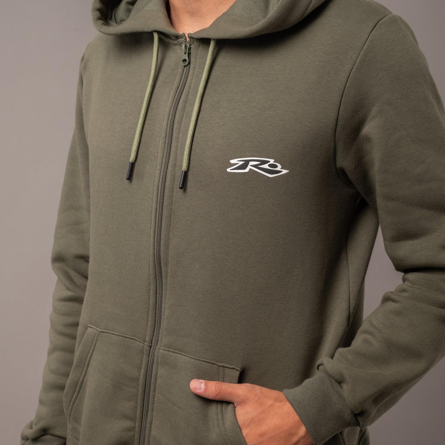 Campera Canguro Registered Military Green