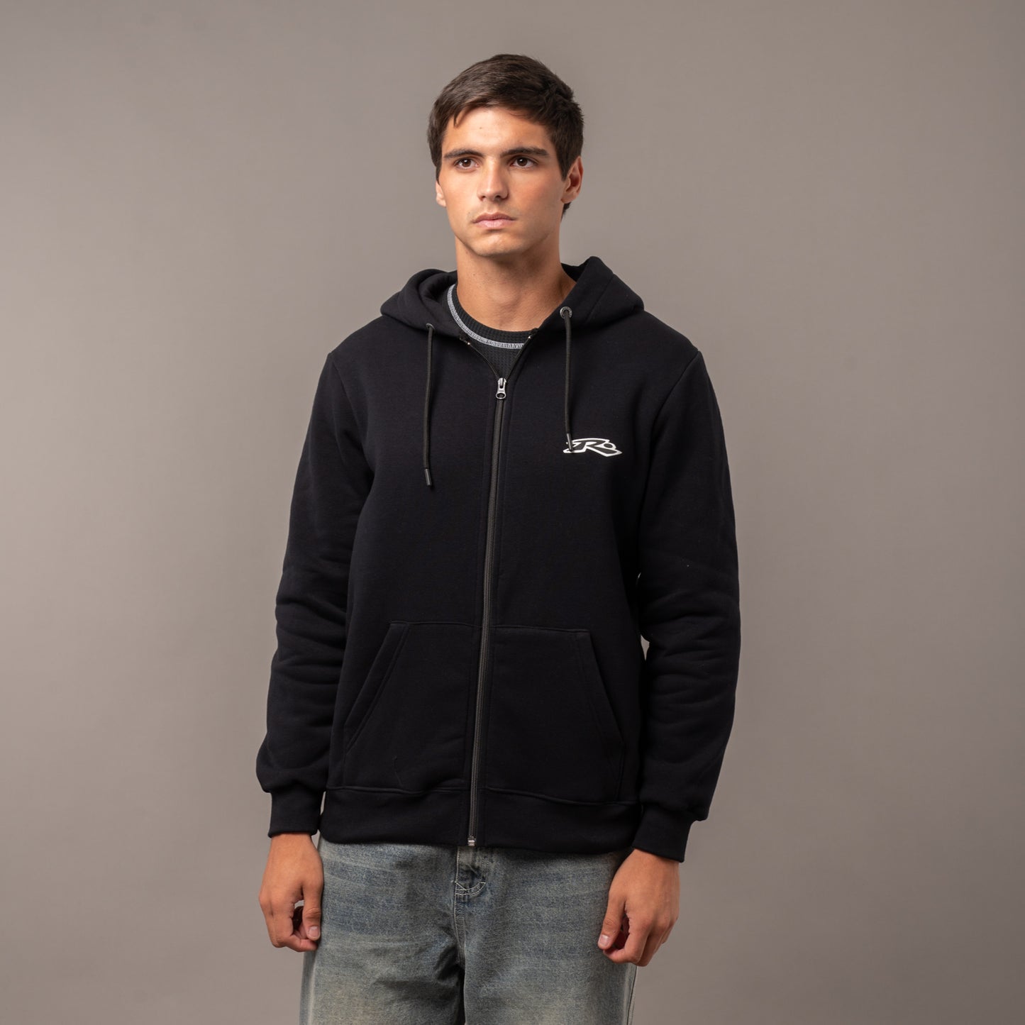 Campera Canguro Registered Black