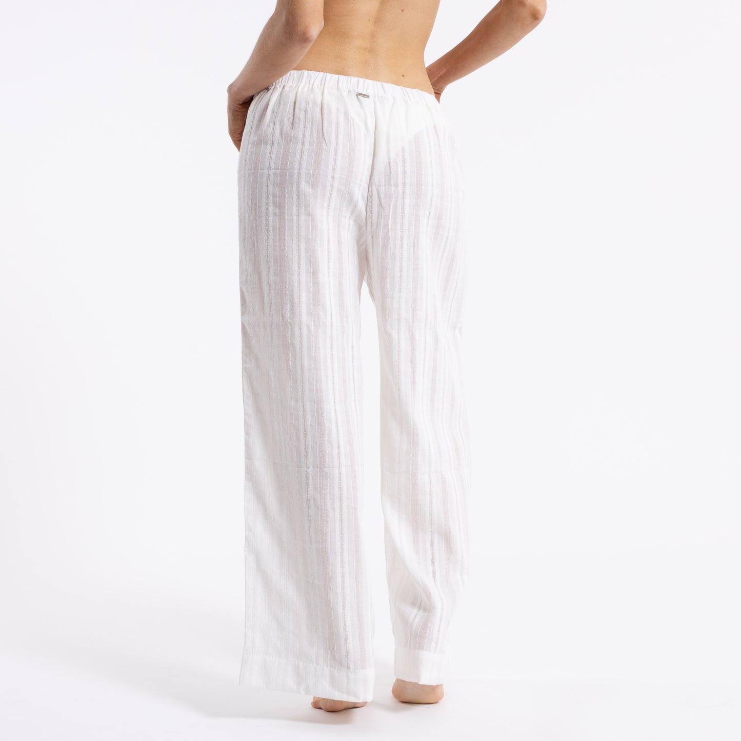 Pantalon Cici Sheer Beach Off White