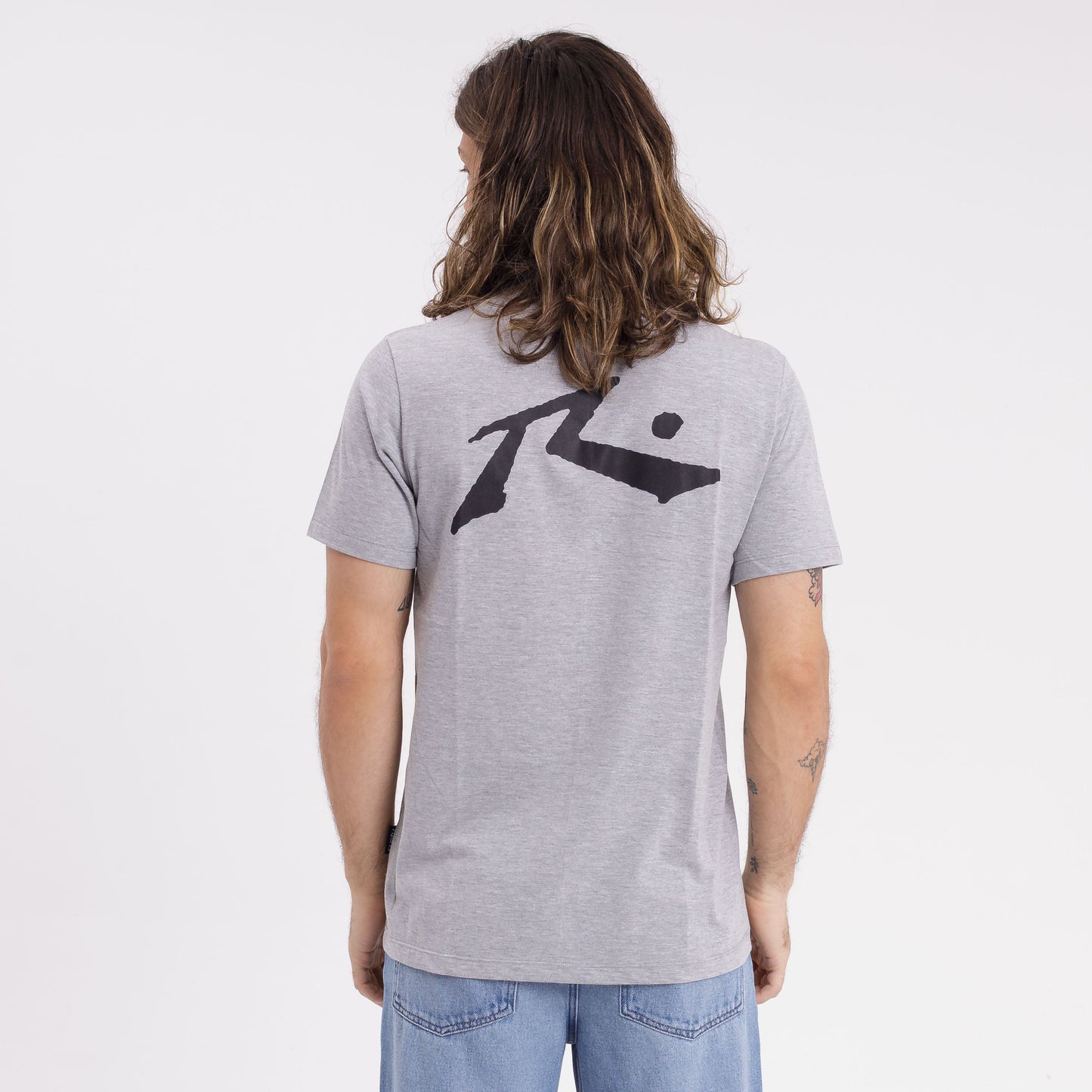 Remera Competition Grey Marle/Black