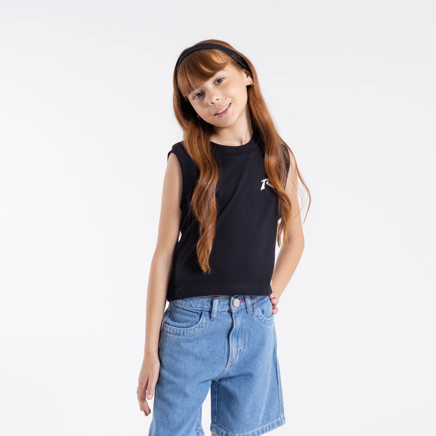 Musculosa Competition Girls Black