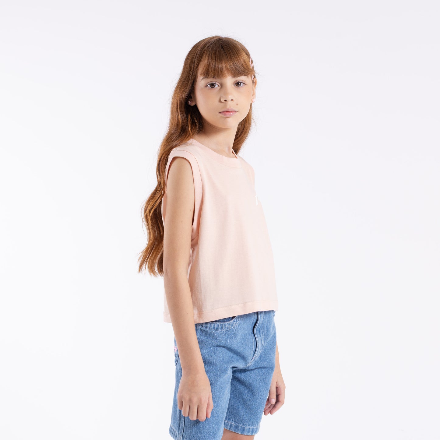 Musculosa Competition Girls Rose Cloud
