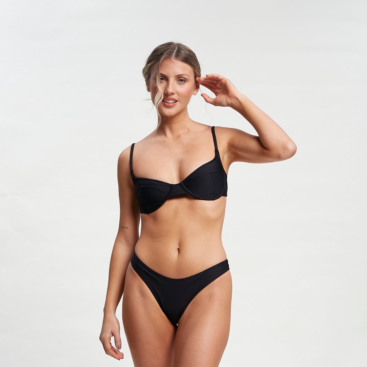 Bikini Bajo Connect Midi Bik Pant Ld Black