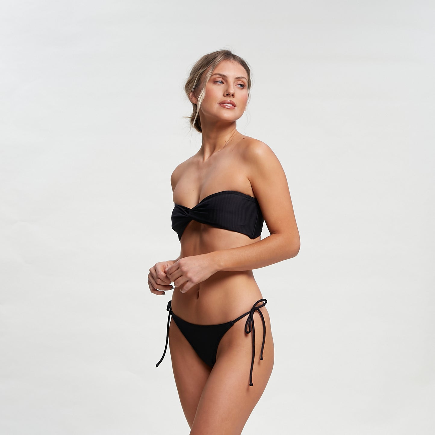 Bikini Alto Connect Twist Bandeau Bik Top Ld Black