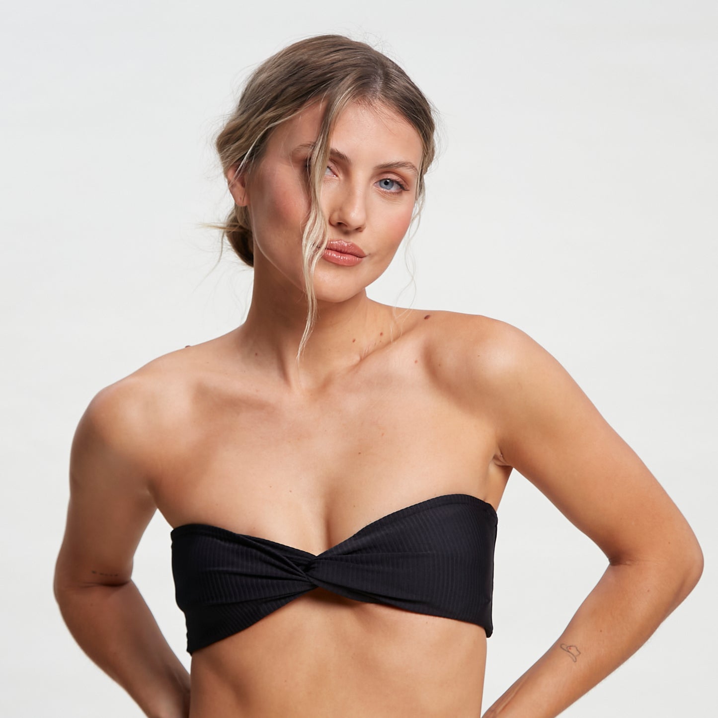 Bikini Alto Connect Twist Bandeau Bik Top Ld Black