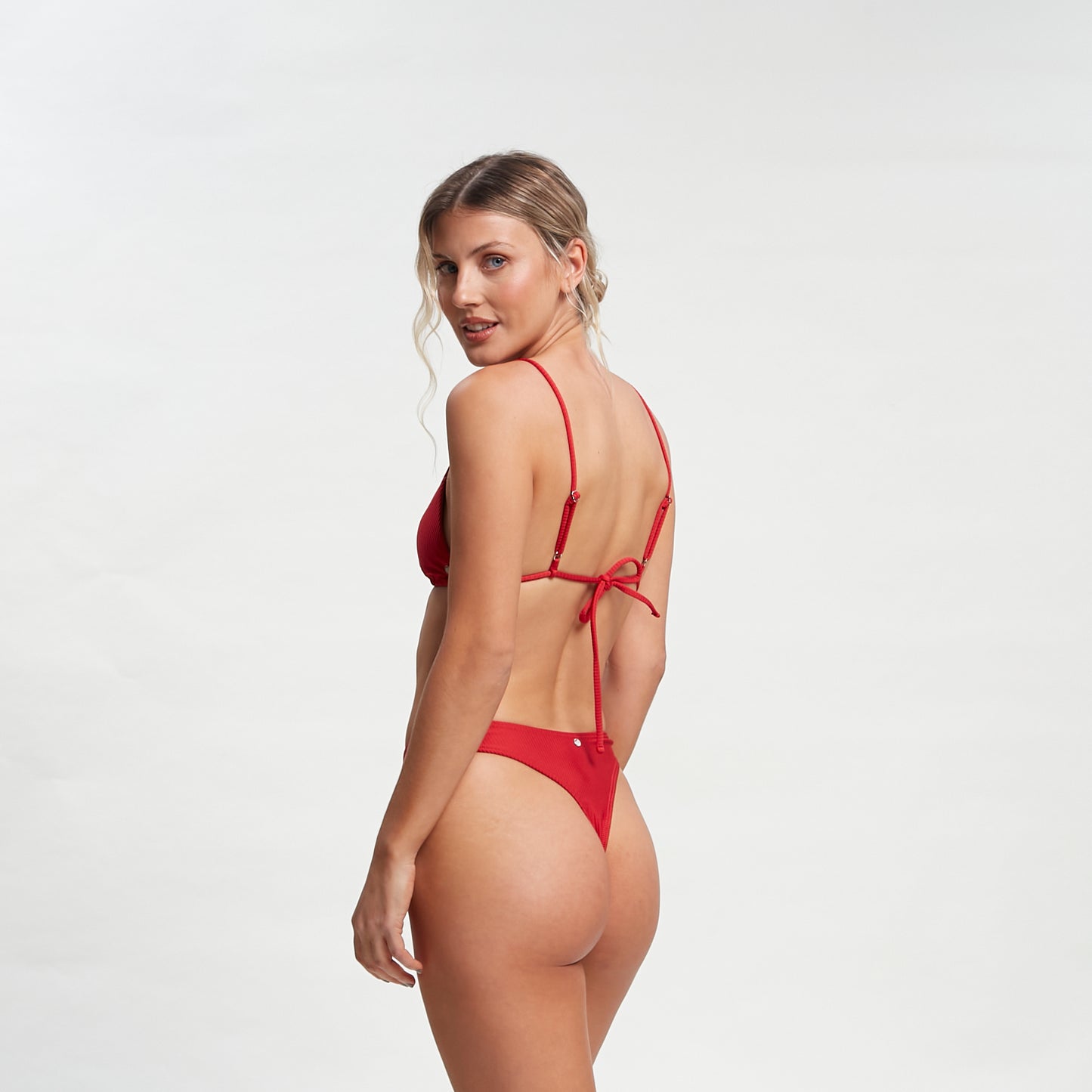 Bikini Bajo Connect Colaless Bik Pant Ld Fiesta Red