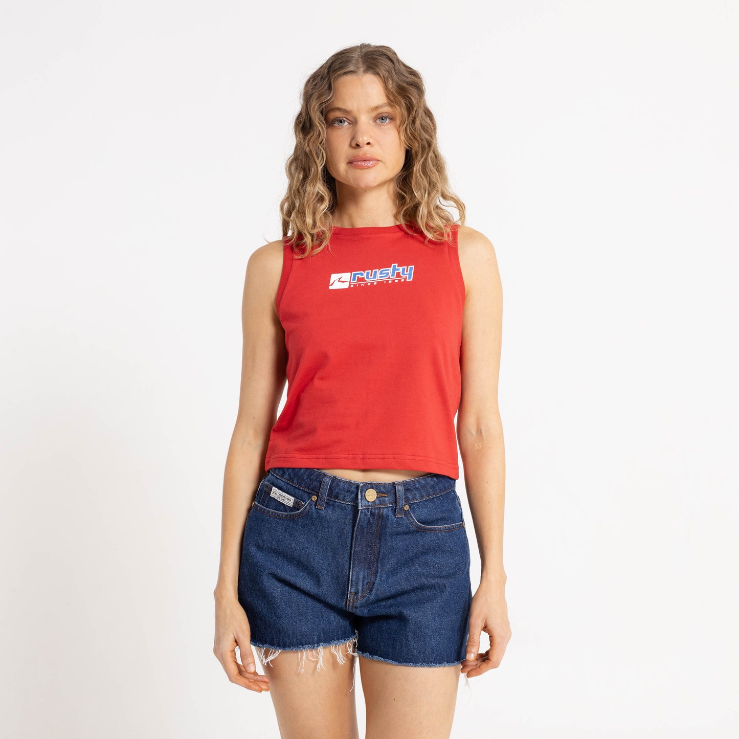 Musculosa Crossroads Fitted Skimmer Saa