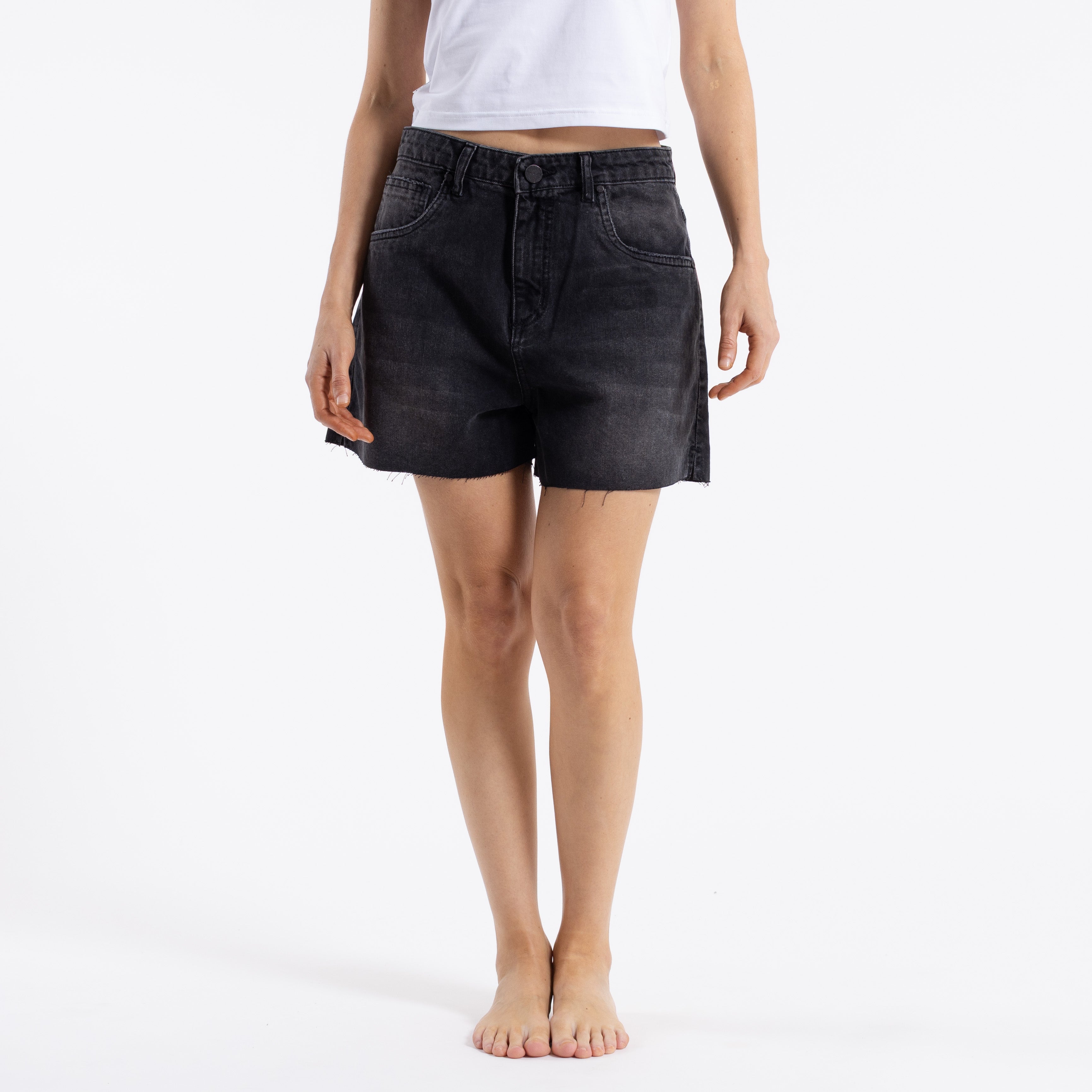 Bermuda Faded Bronks Black Short Vintage Black