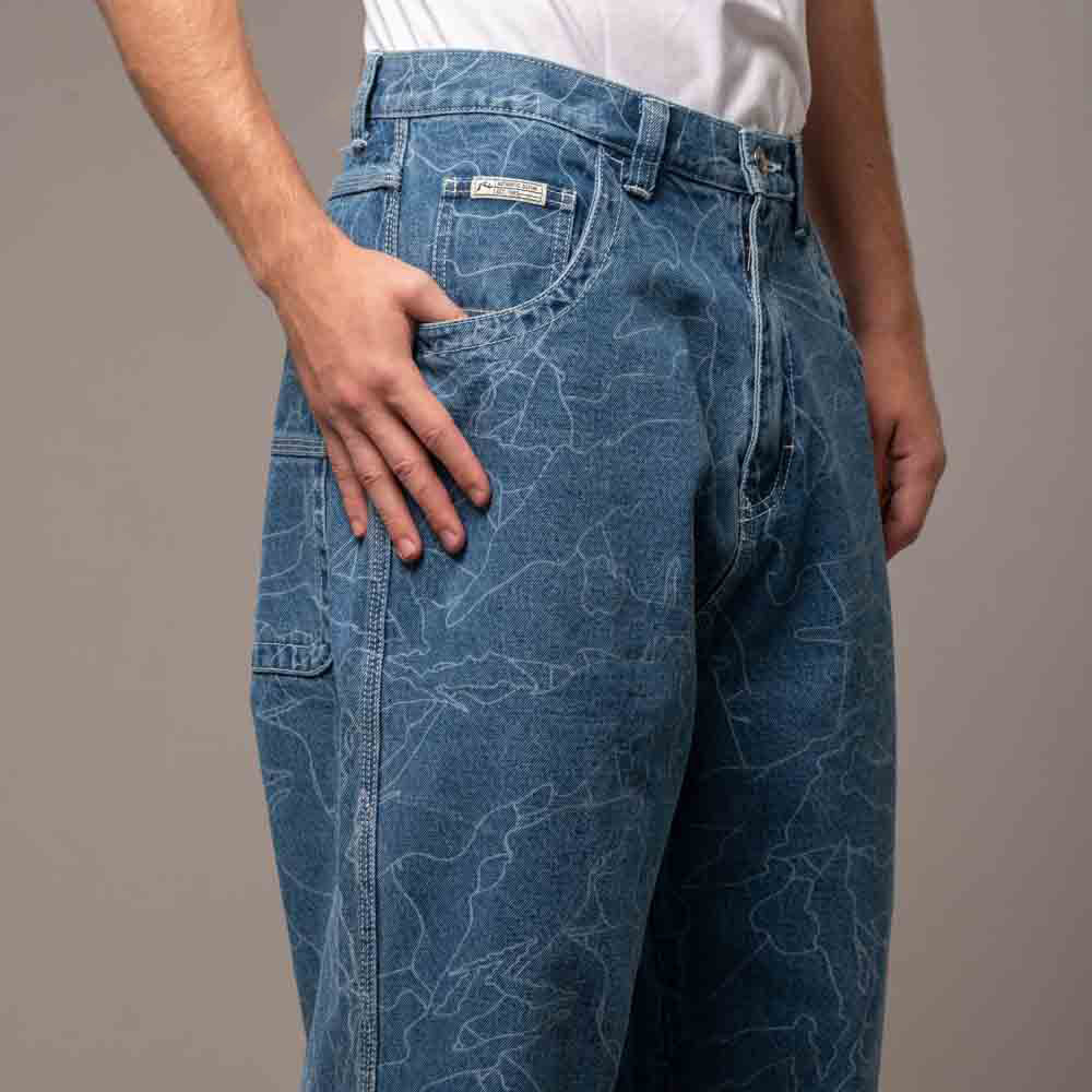 Jean Flip Daddy Laser Tech Middy Blue