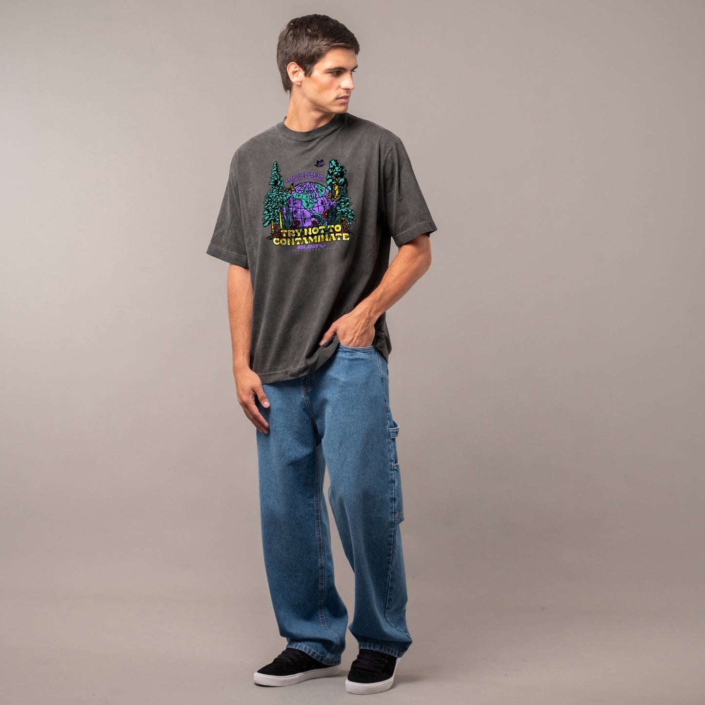 Remera Fosters Process Black