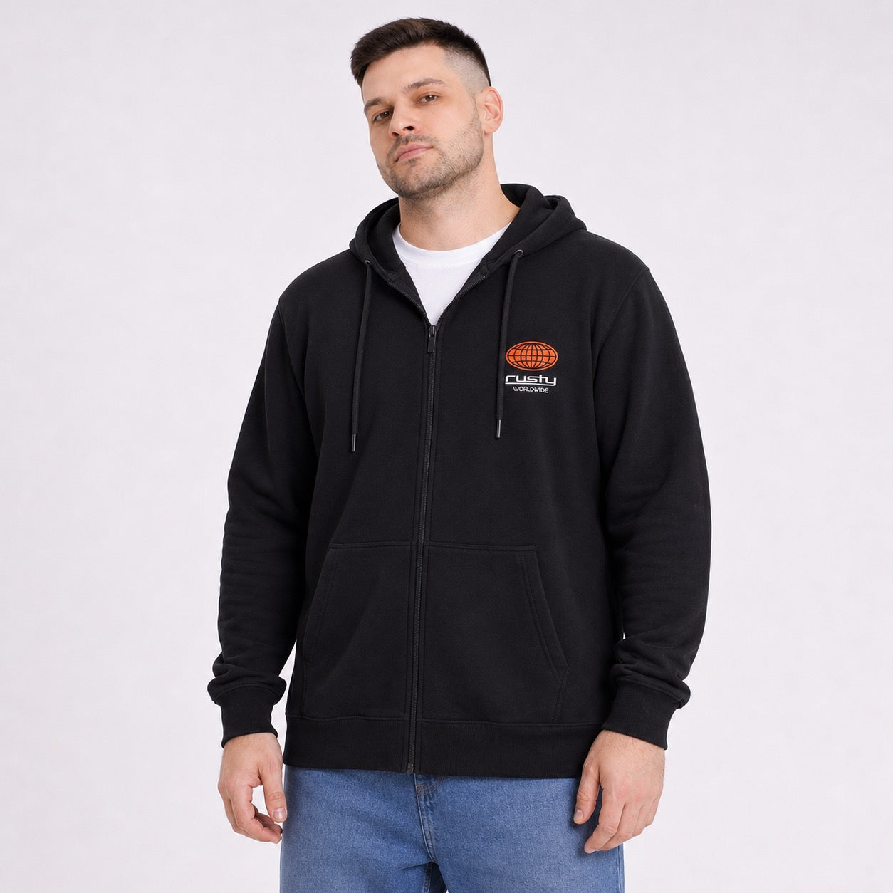 Campera Canguro Global Confussion Megabig Black