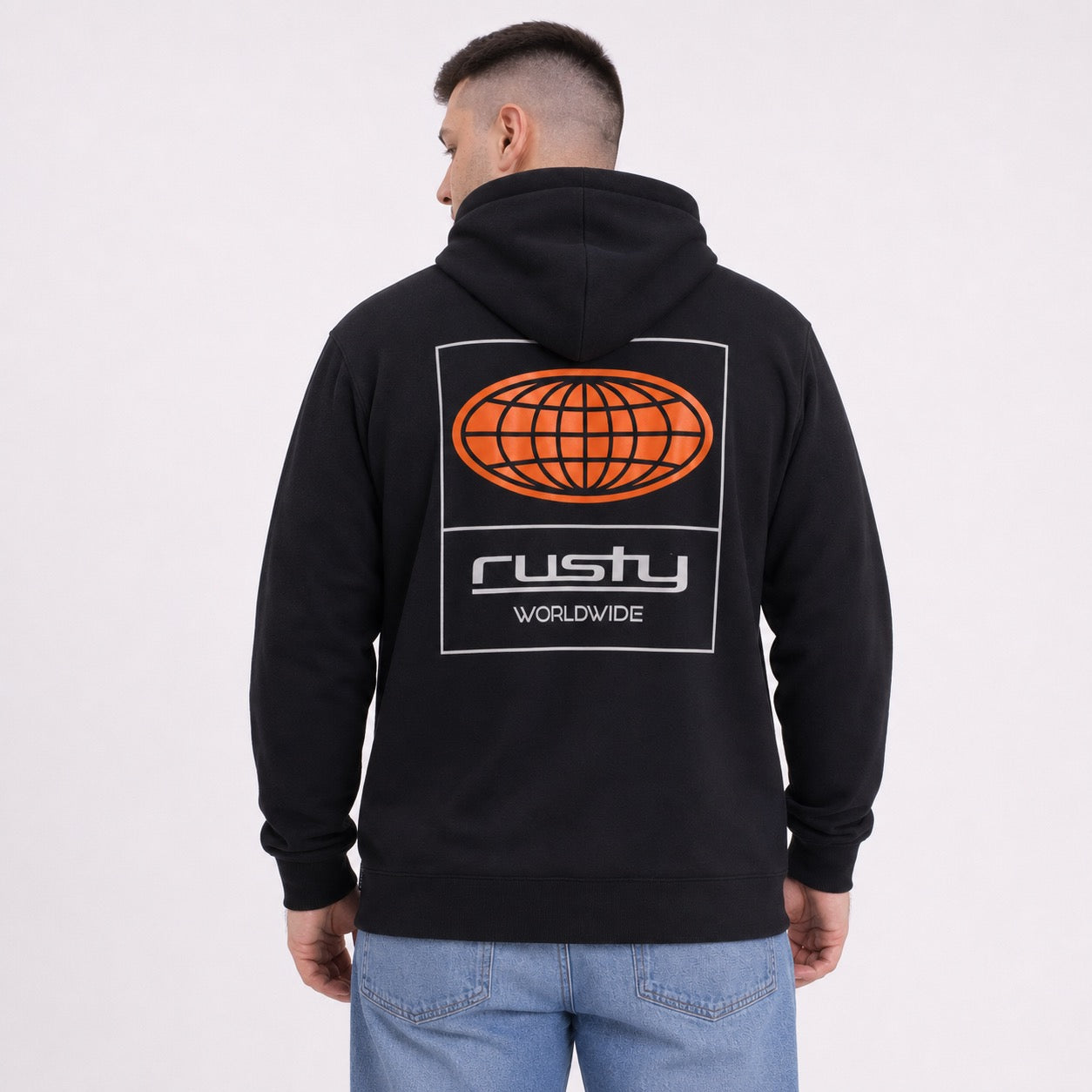 Campera Canguro Global Confussion Superbig Black