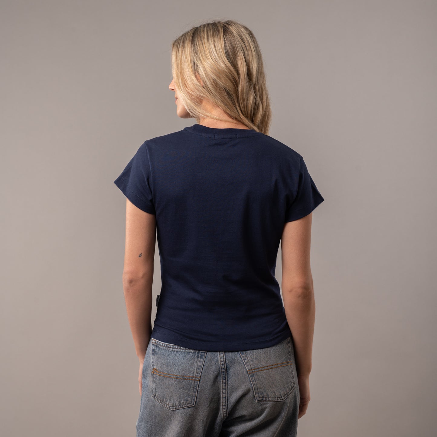 Remera Halftone Skimmer Ld Navy Blue