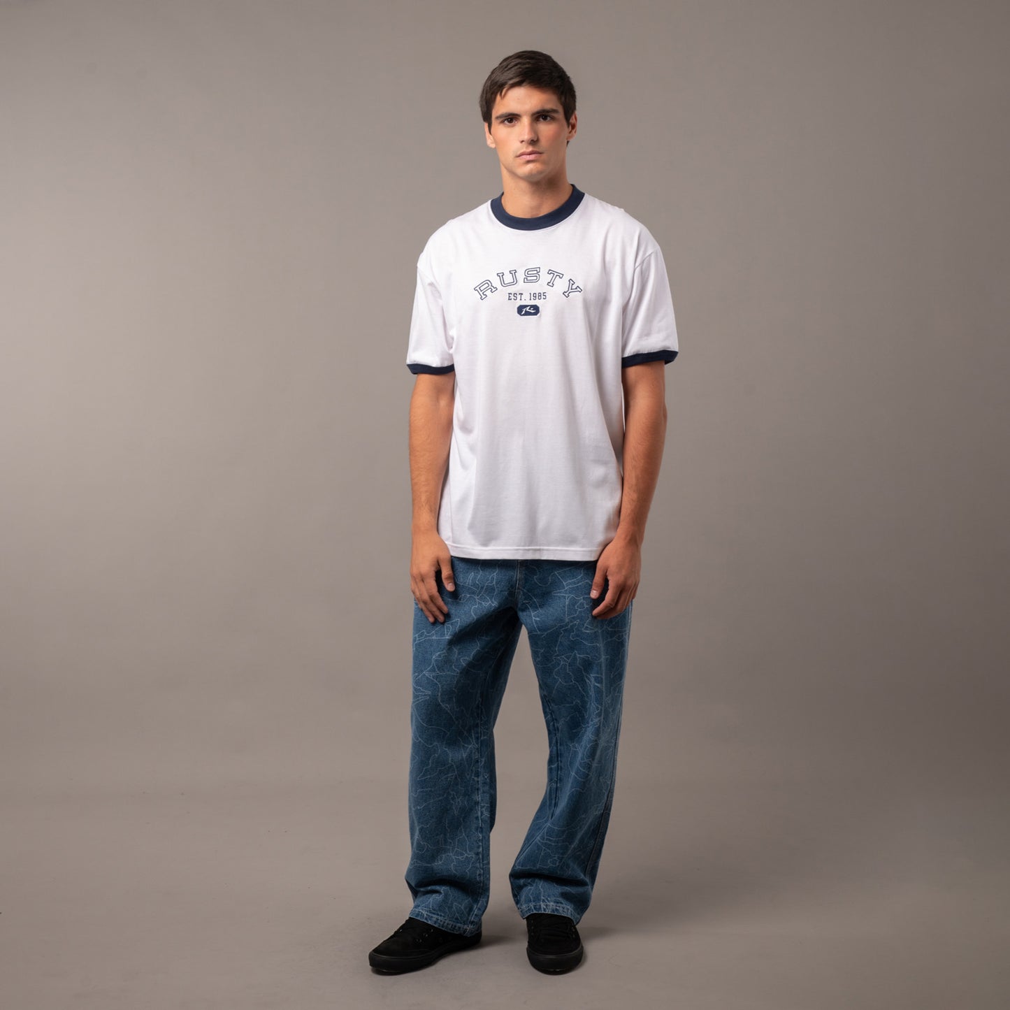 Remera Harvard White