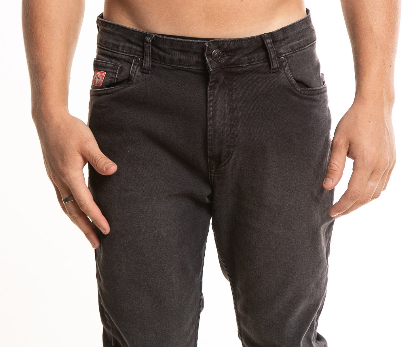 Jean Steven Washed Black