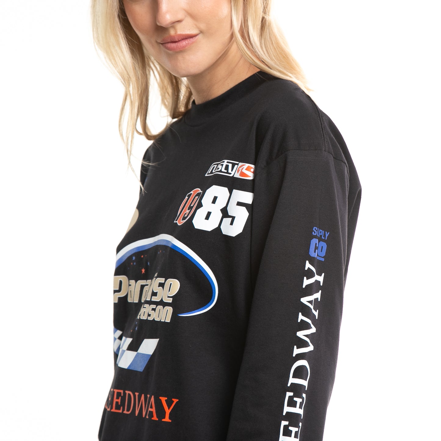 Remera Ml Paradise Season Relaxed Ls Black