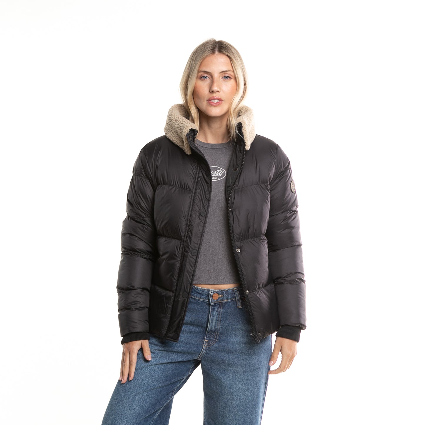 Campera Abrigo Tender Puffer Coat* Black