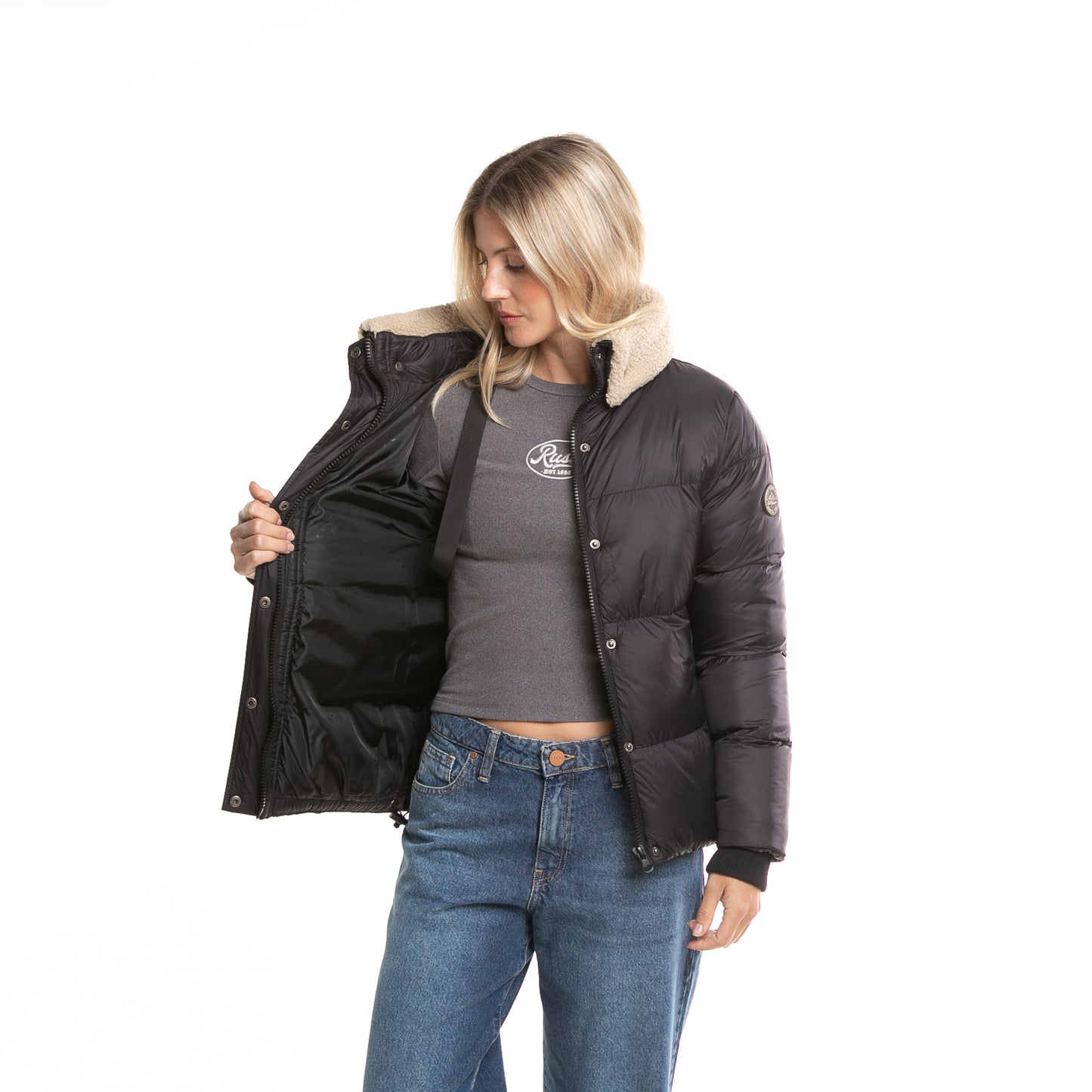 Campera Abrigo Tender Puffer Coat* Black