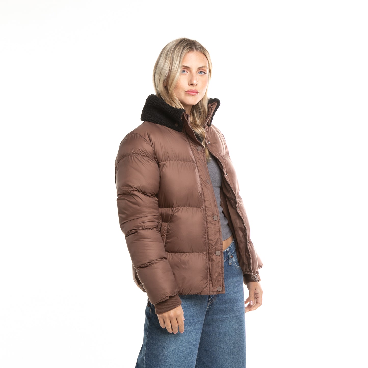 Campera Abrigo Tender Puffer Coat* Chocolate