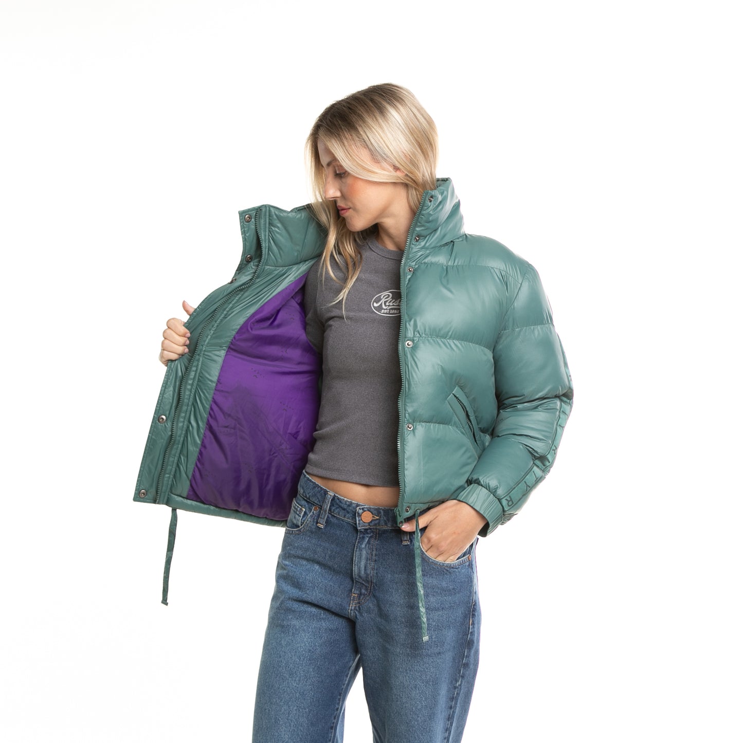 Campera Abrigo Best Days Puffer Coat* Green