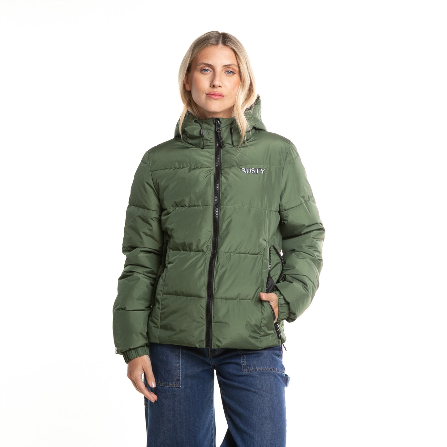 Campera Abrigo Stella Puffer Coat Army