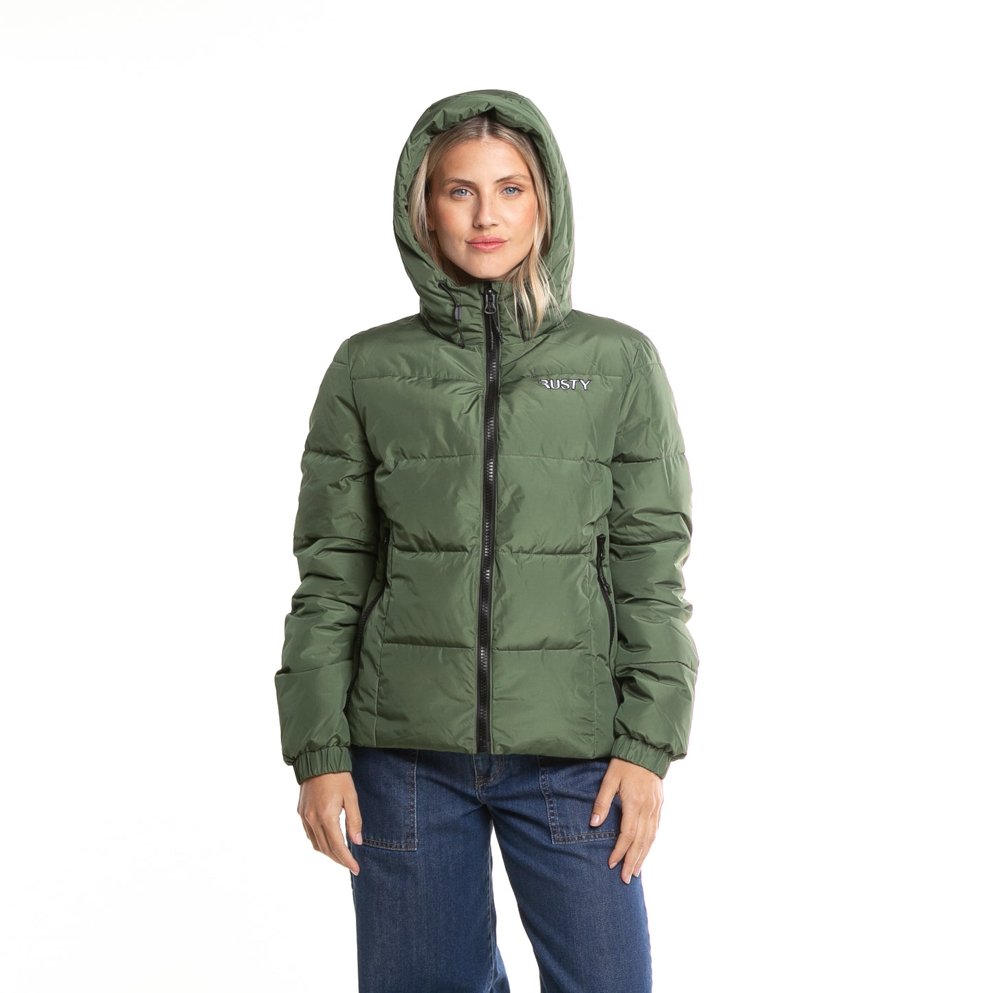 Campera Abrigo Stella Puffer Coat Army