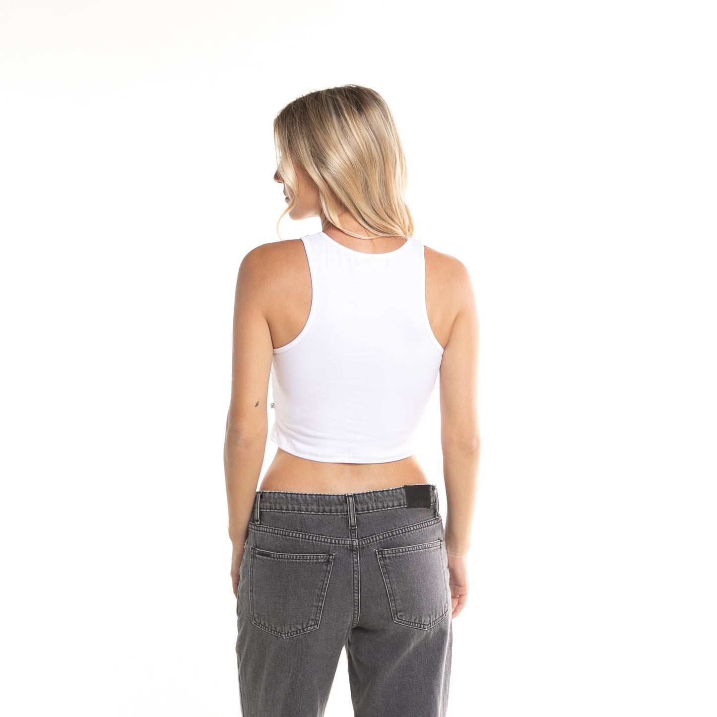Musculosa Rusty Sporting Club Racer Tank Ld Blanco
