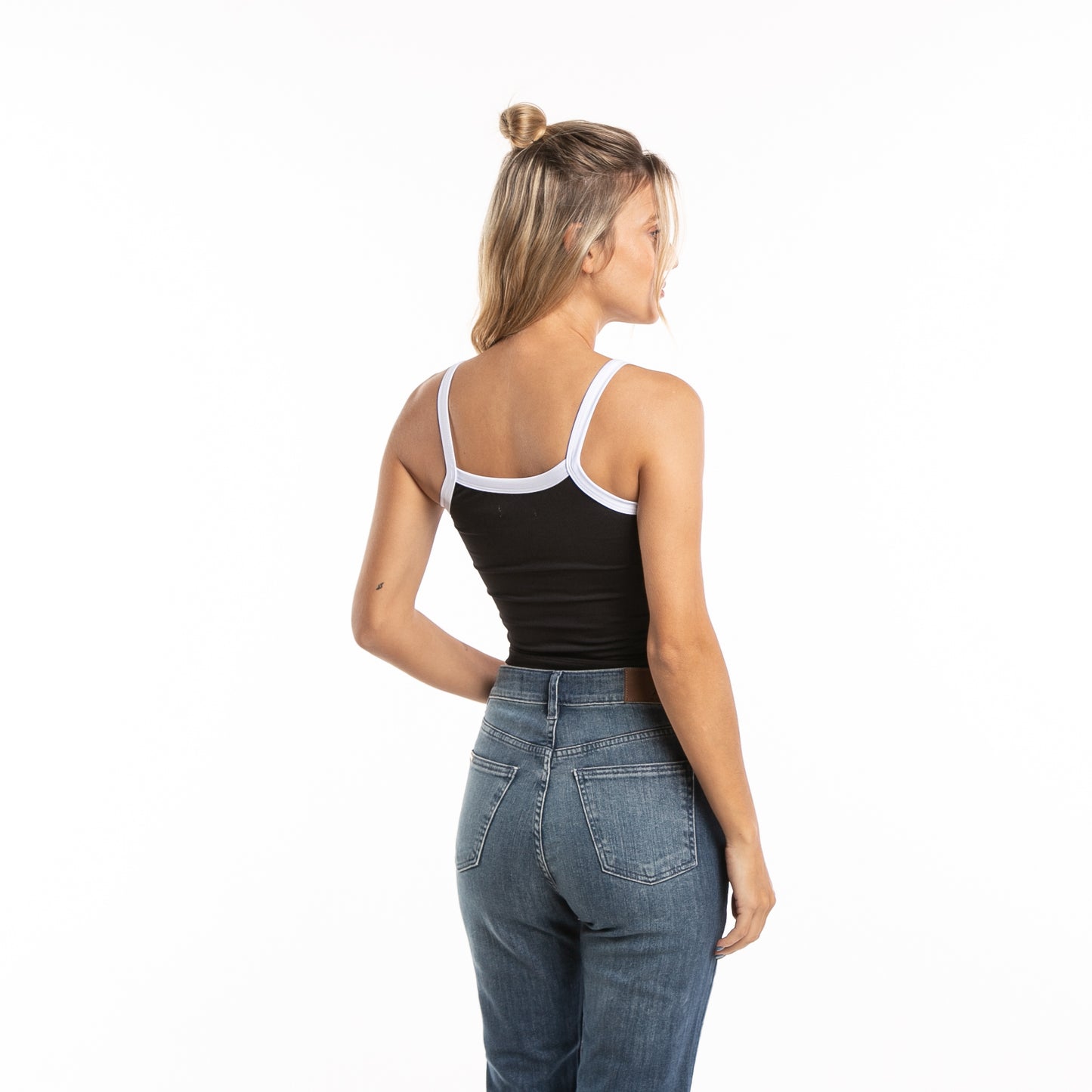 Musculosa R. Contrast Ld Black