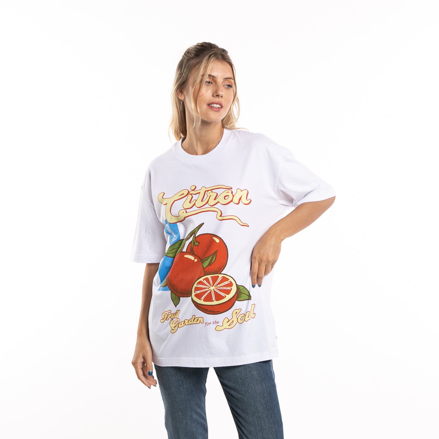 Remera Mc Citron Oversize Ld White