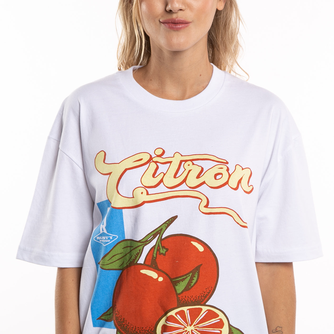 Remera Mc Citron Oversize Ld White
