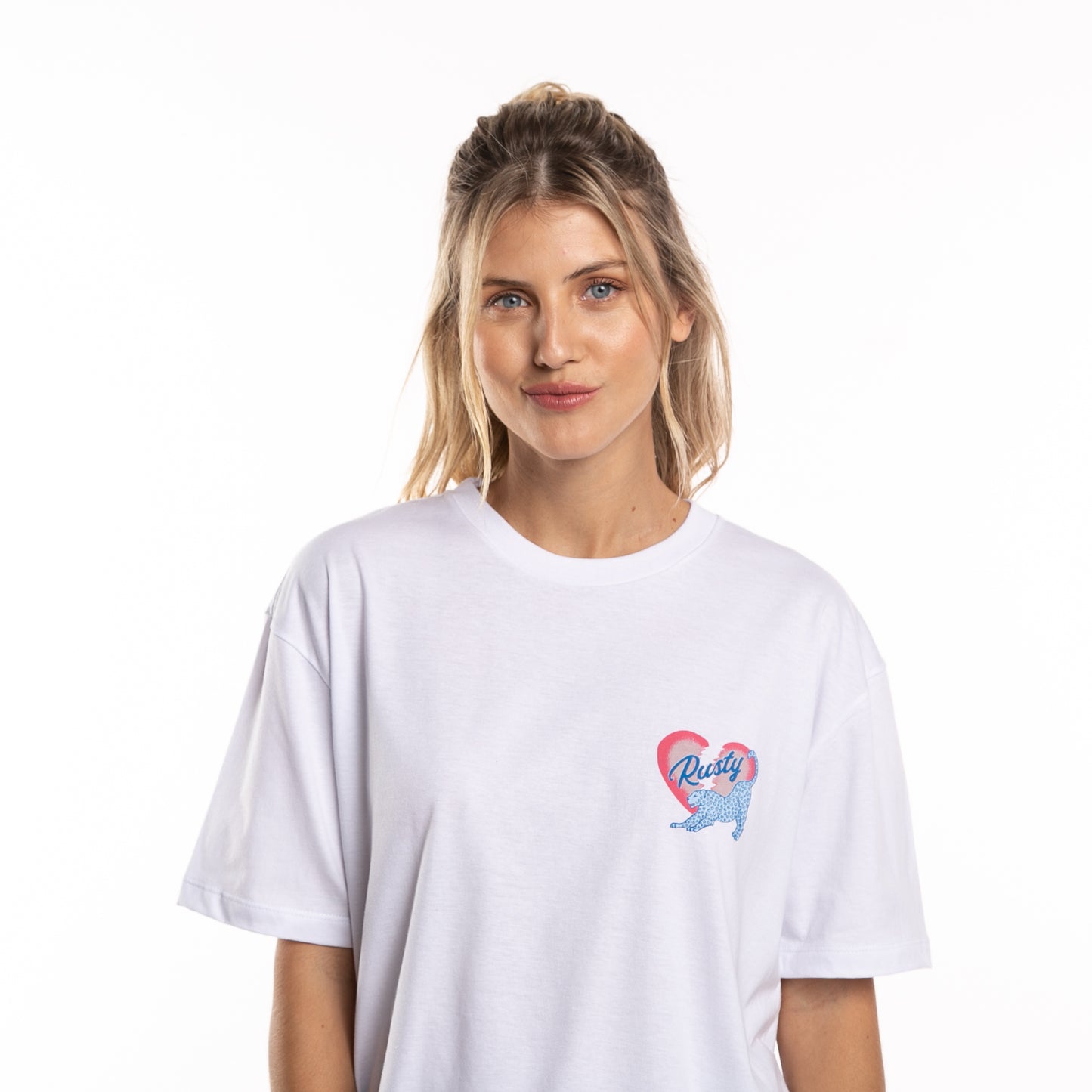Remera Mc Heartbreaker Oversize Ld White