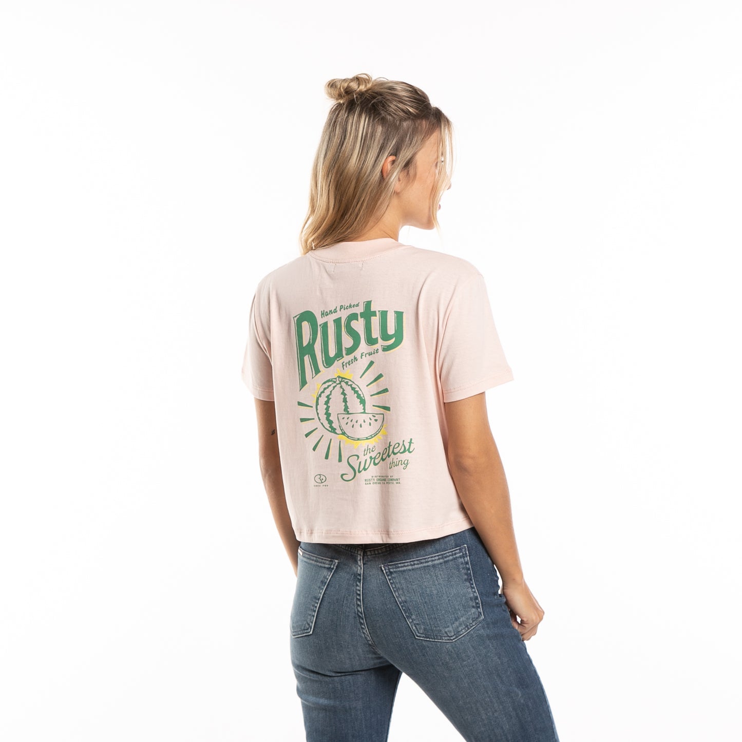 Remera Sweetest Thing Relaxed Fit Crop Ld Light Pink