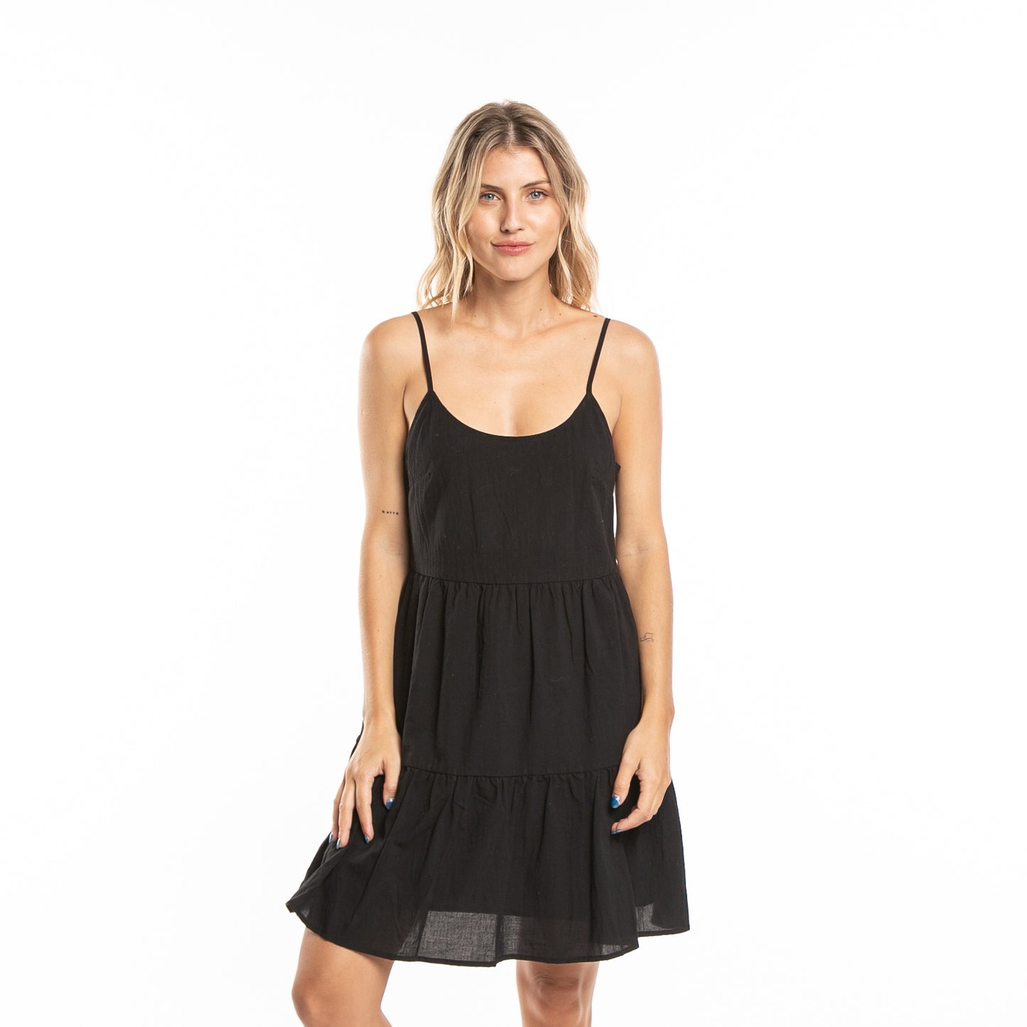 Vestido Heather Slip Ld Black