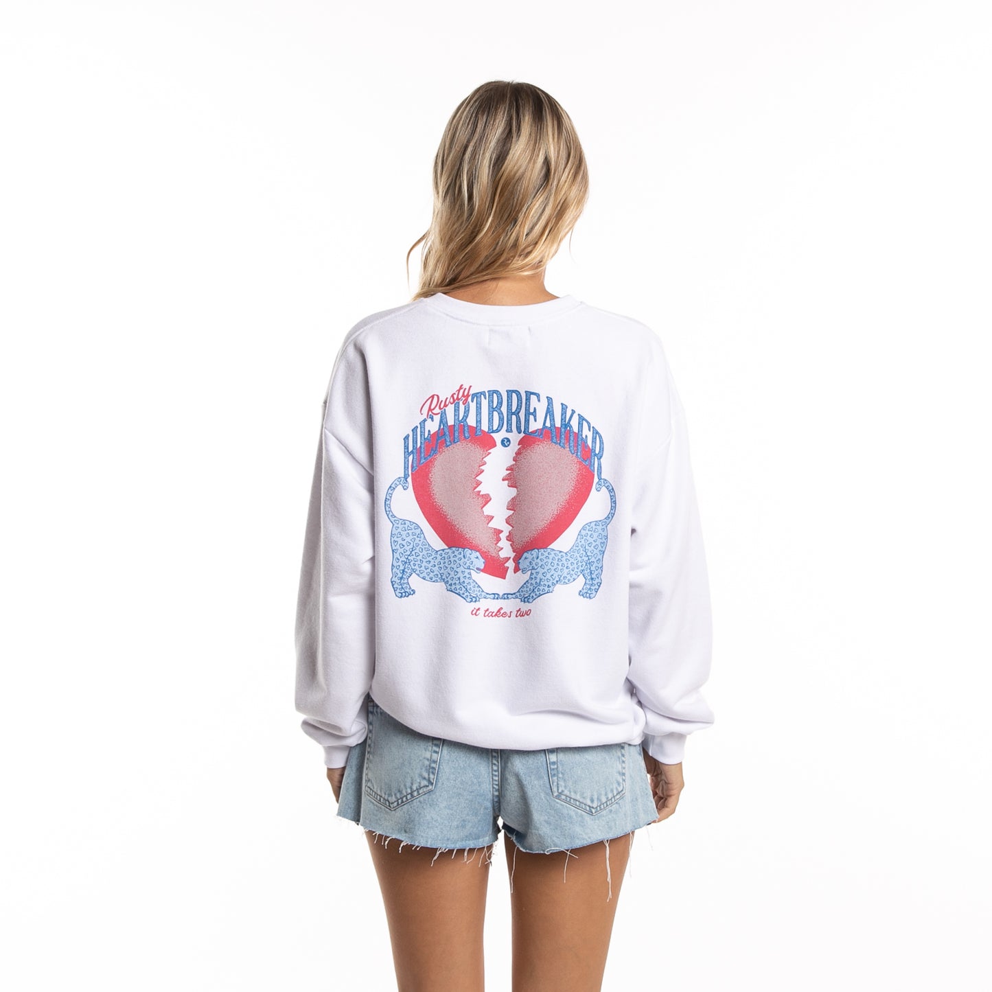 Buzo Heartbreaker Oversize Ld White