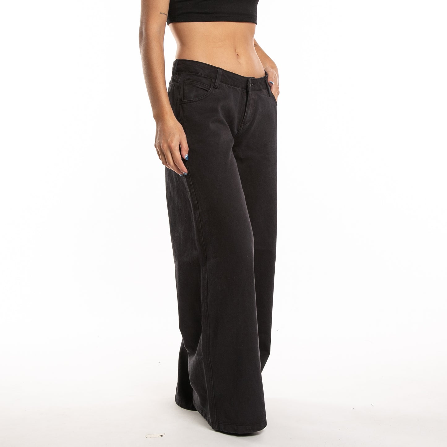 Jean Hansen Low Rise Pant Ld Black