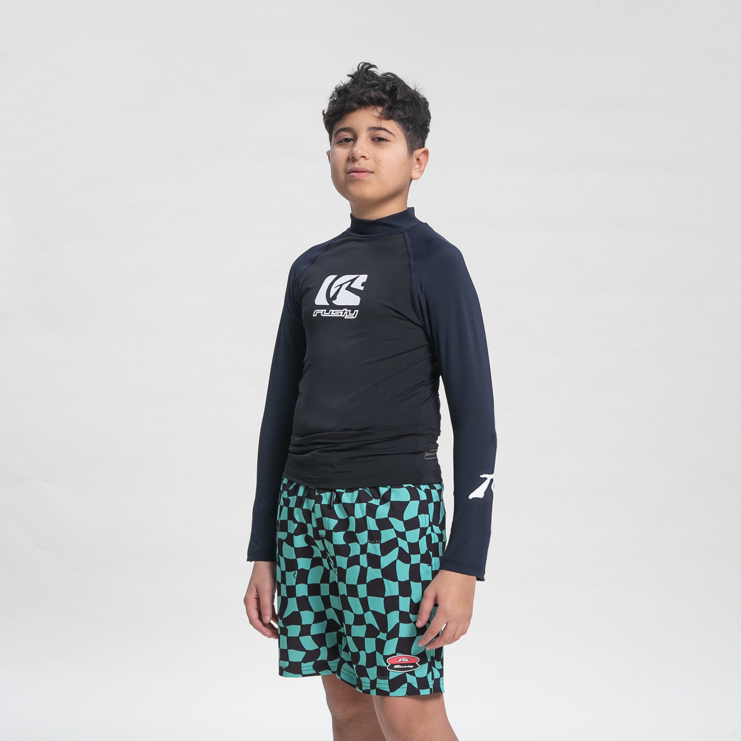 Rashie Still Surfing Surf Top Jr Black