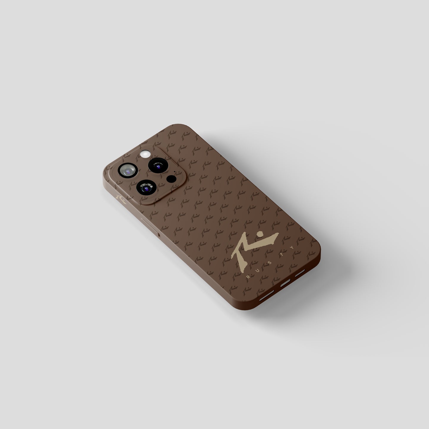 Funda Celular Rusty Iphone 15 Pro Max Case Brown