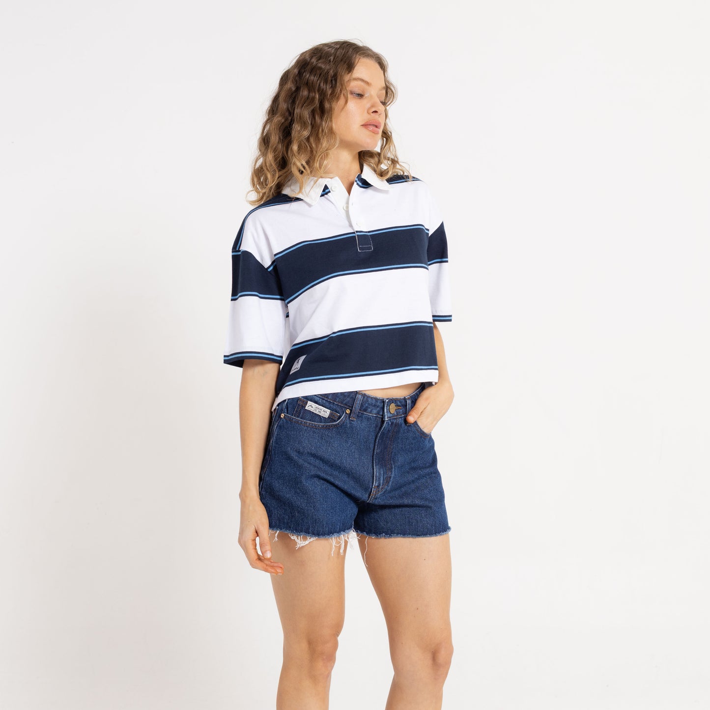 Remera Jills Boxy Navy