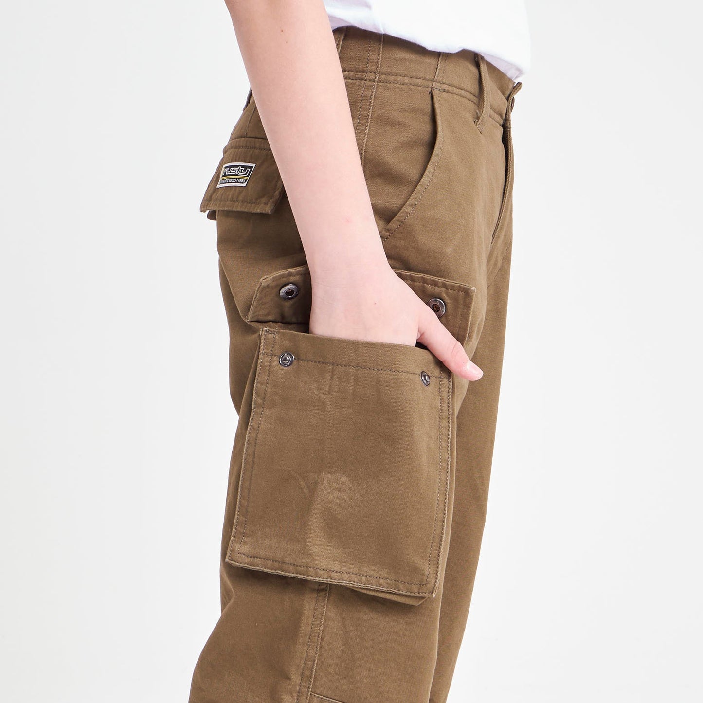Pantalon Jonestown Twill Cargo Junior Army