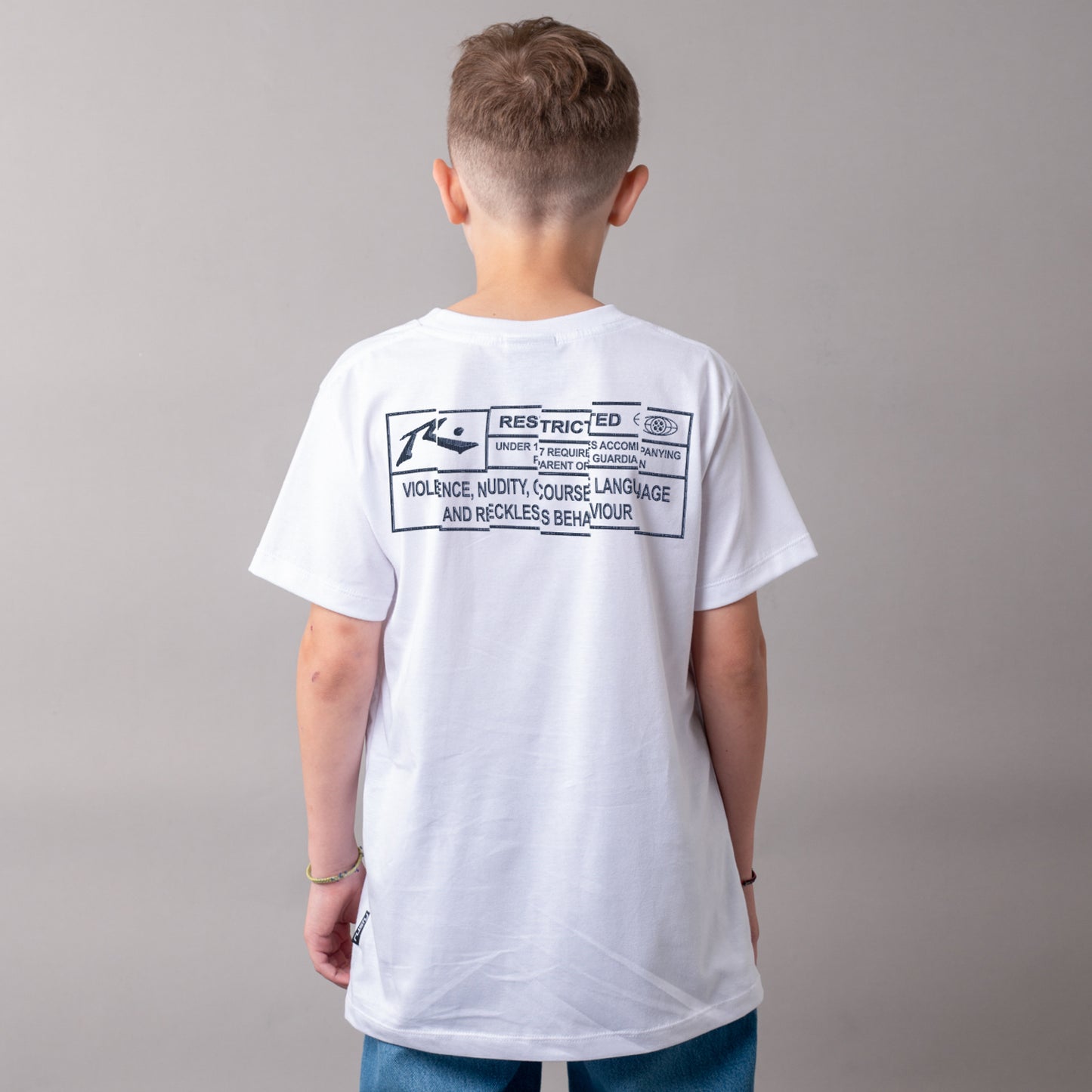 Remera Restrict Junky Jr White
