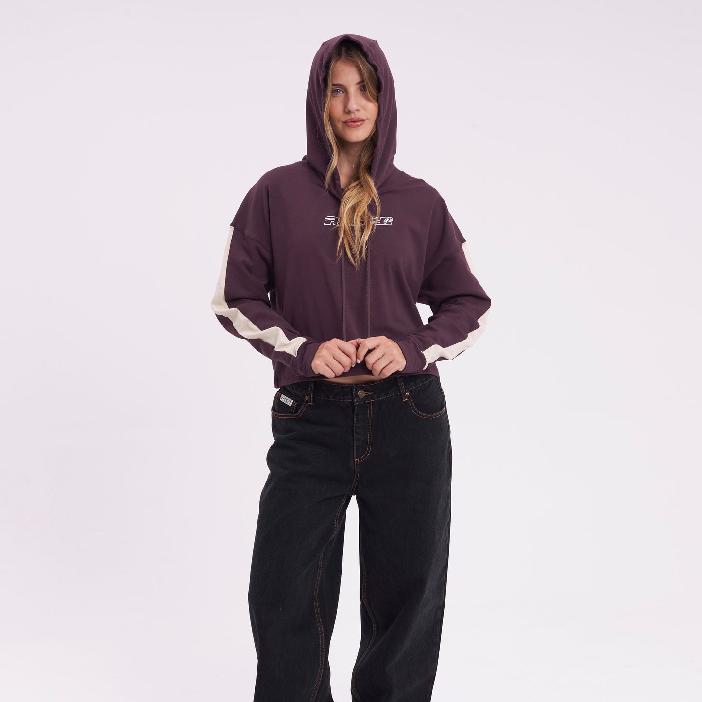 Canguro Karma Relaxed Crop Purple