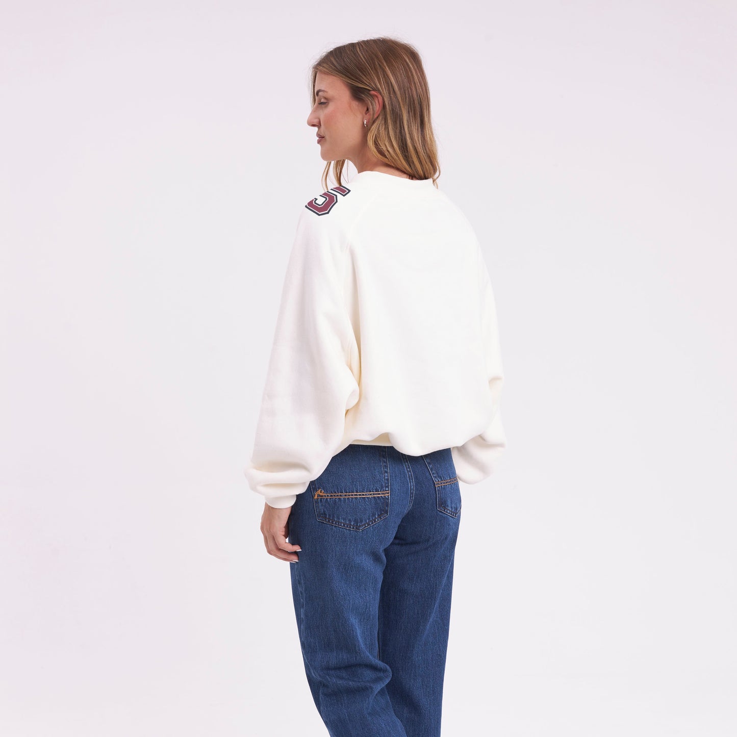 Buzo Lovefool V Neck Crop Egret