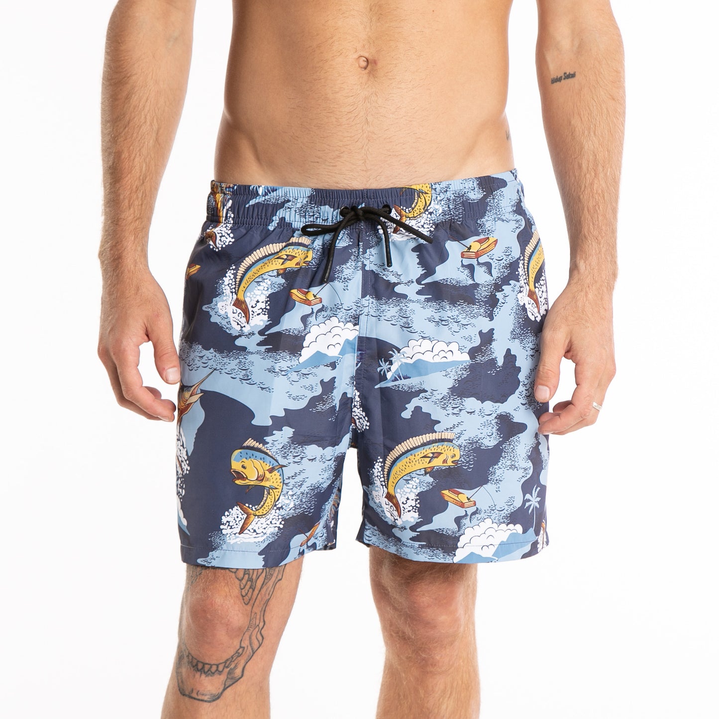 Short Mahi Blue